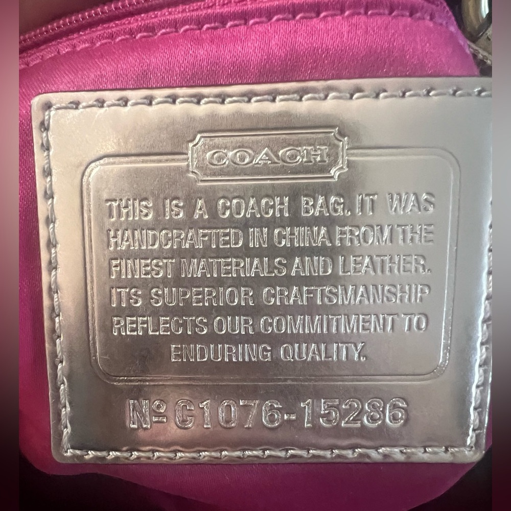 Coach Gold Poppy Tote - Picture 12 of 12